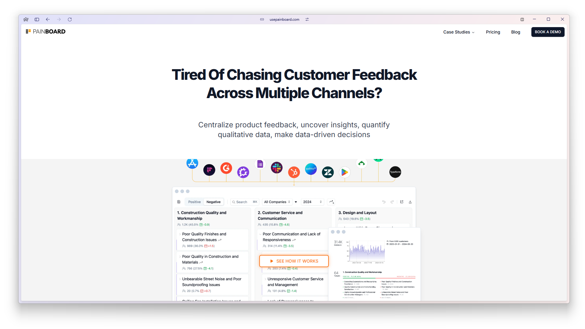 Painfinder Co - Tool for identifying customer pain points with AI